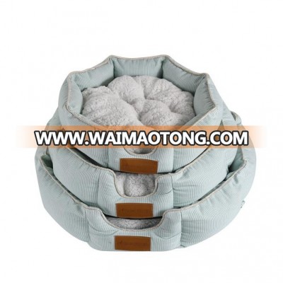 New arrival latest design sherpa fleece washable pet bed